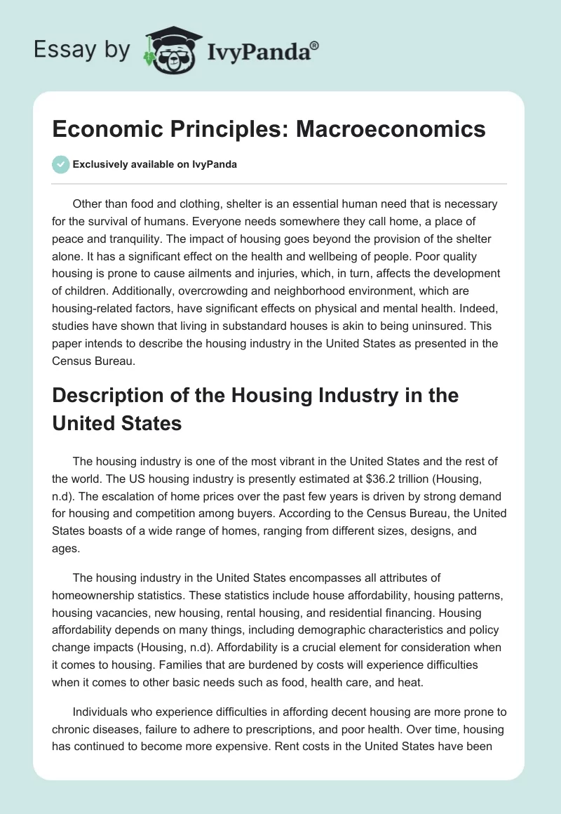 Economic Principles: Macroeconomics. Page 1
