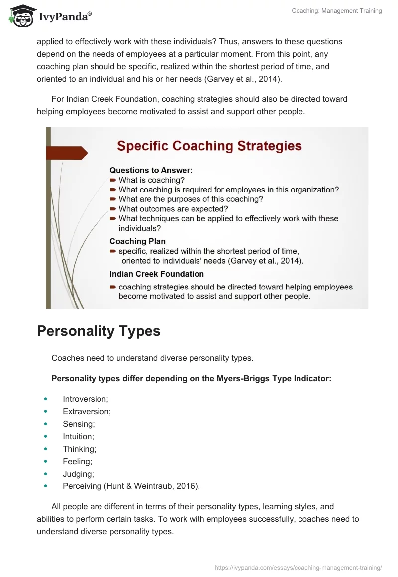 Coaching: Management Training. Page 4
