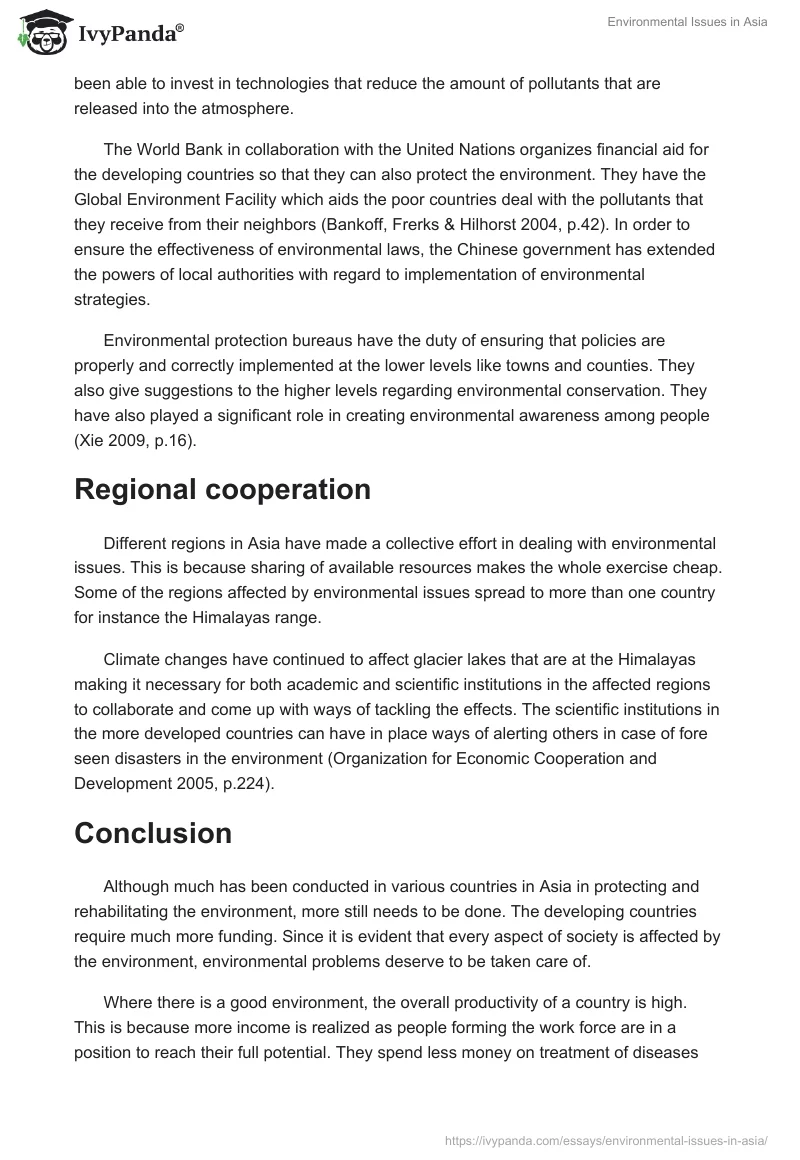 Environmental Issues in Asia. Page 5