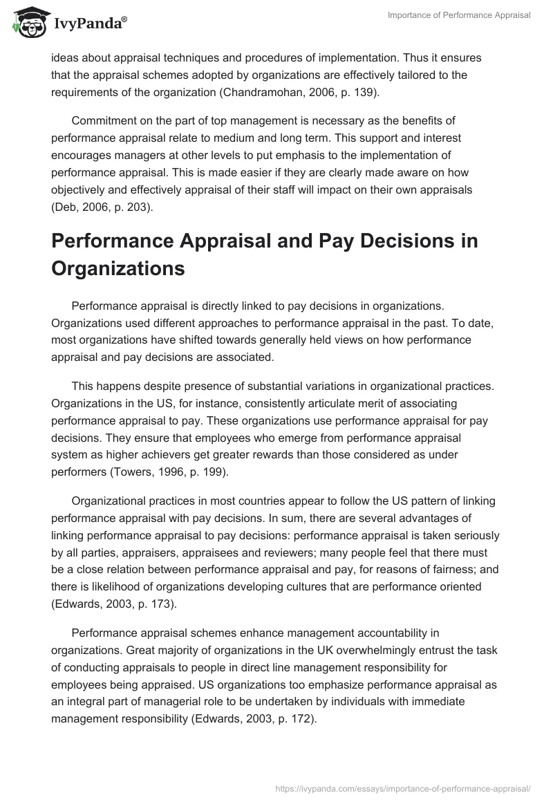 Importance of Performance Appraisal. Page 5