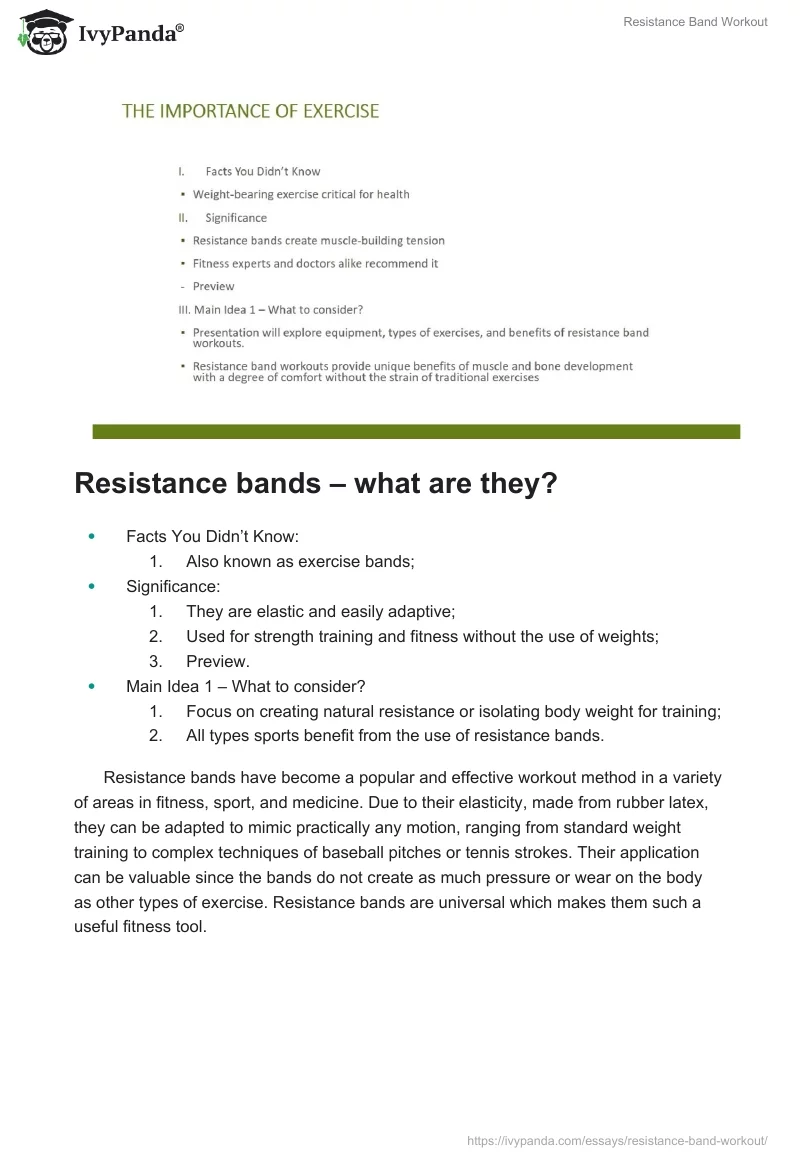 Resistance Band Workout. Page 3