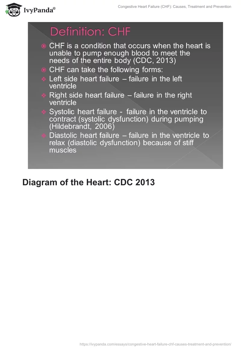 Congestive Heart Failure (CHF): Causes, Treatment and Prevention. Page 3