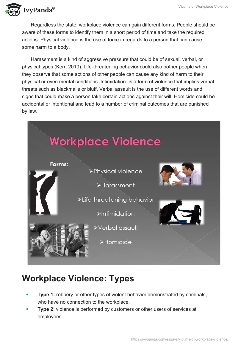 Victims of Workplace Violence. Page 5