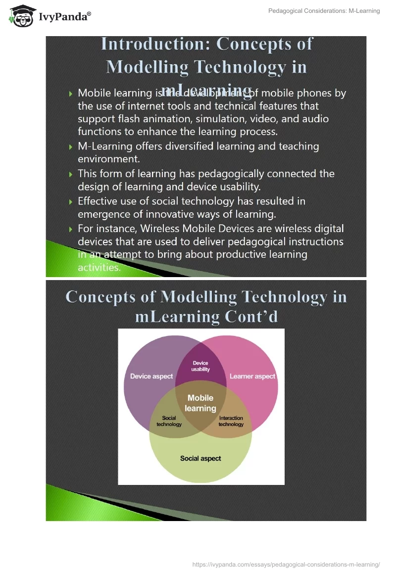 Pedagogical Considerations: M-Learning. Page 2