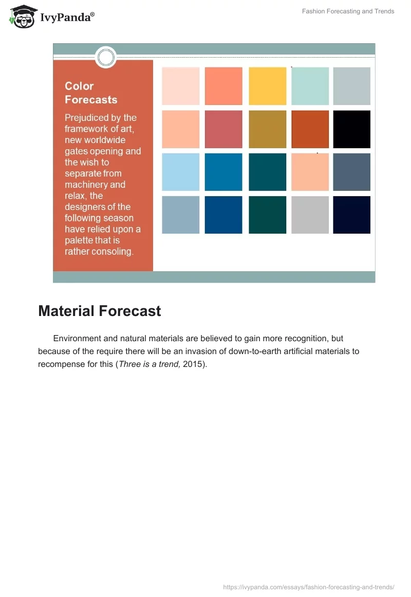 Fashion Forecasting and Trends. Page 4