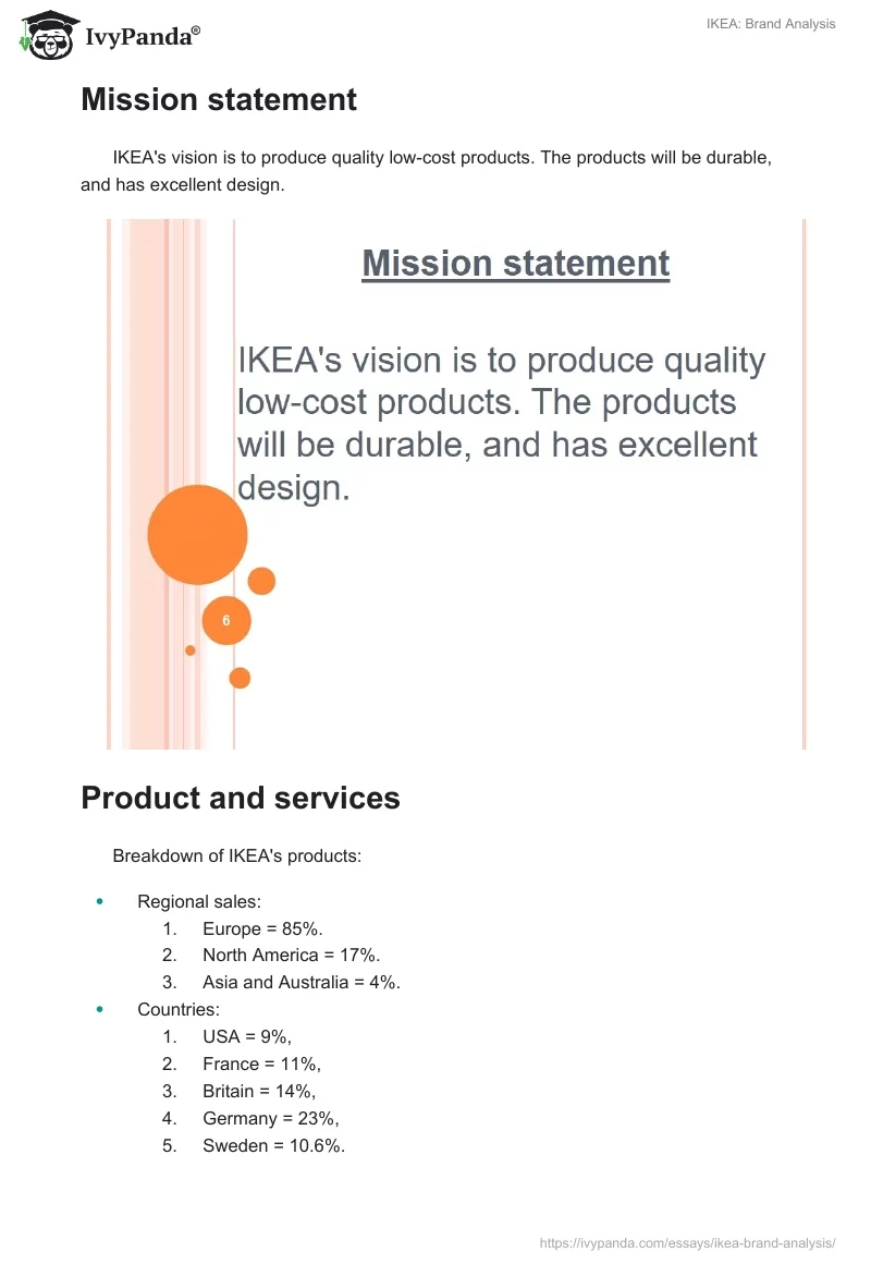IKEA: Brand Analysis. Page 3