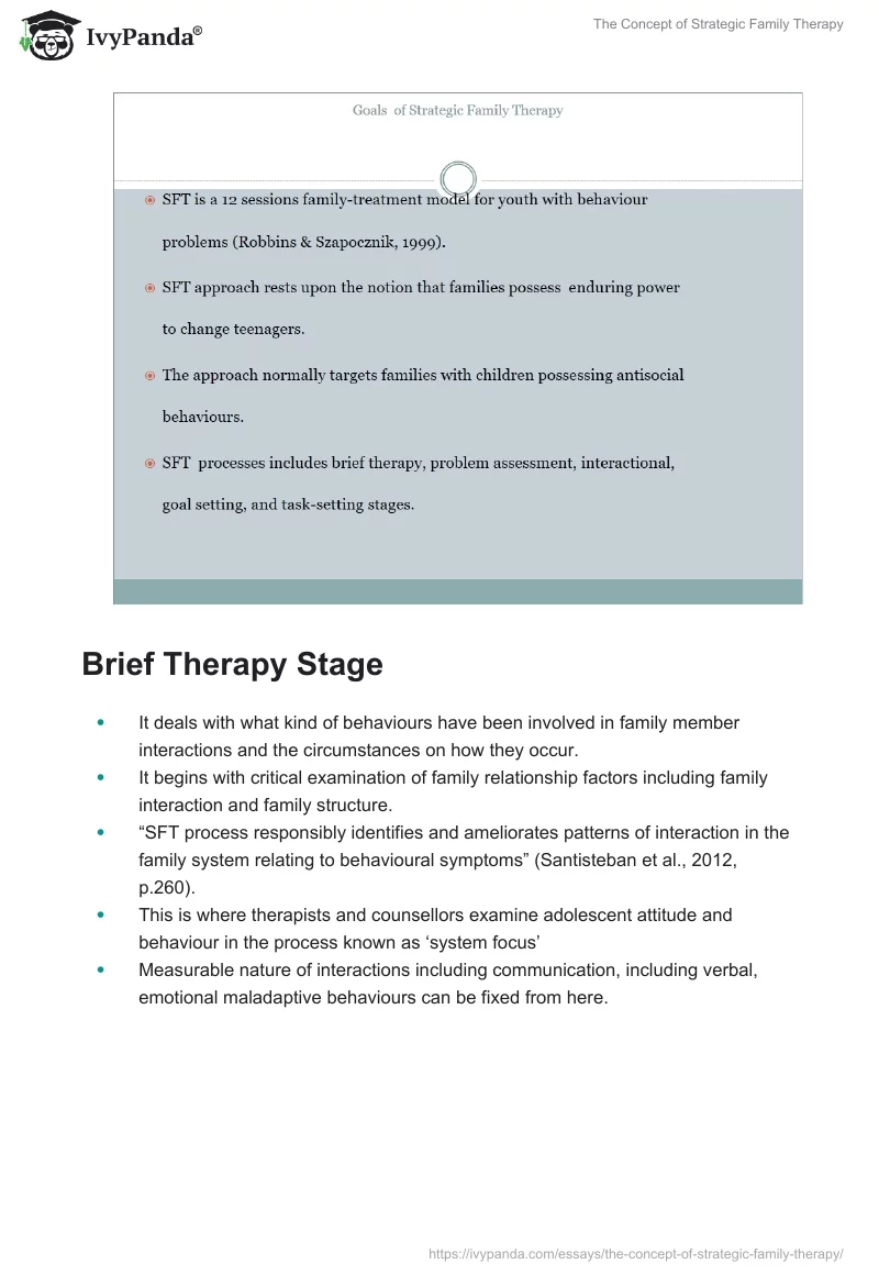 The Concept of Strategic Family Therapy. Page 4