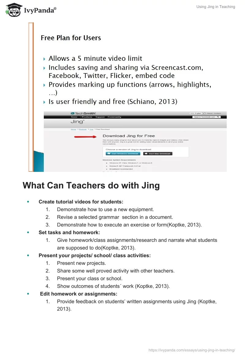 Using Jing in Teaching. Page 3