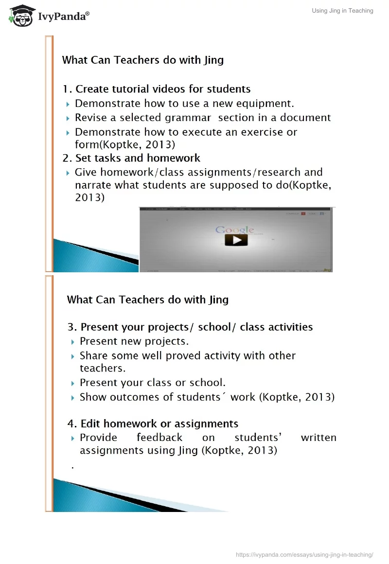 Using Jing in Teaching. Page 4