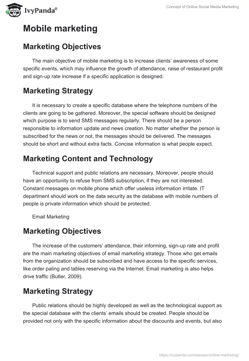 Concept of Online Social Media Marketing . Page 2