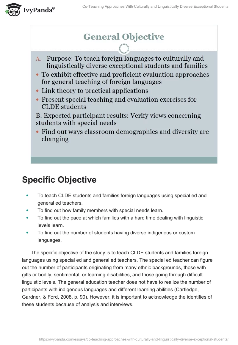 Co-Teaching Approaches With Culturally and Linguistically Diverse Exceptional Students. Page 3