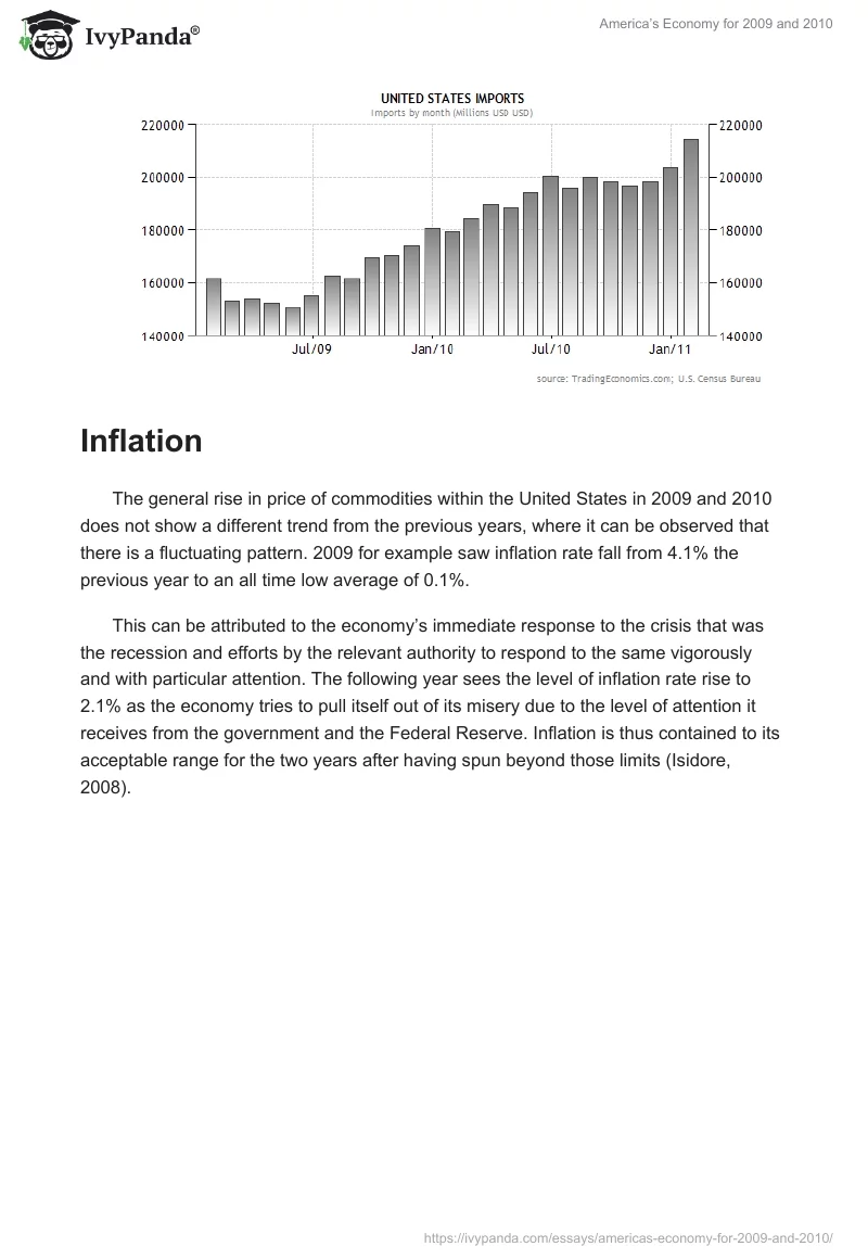 America’s Economy for 2009 and 2010. Page 5