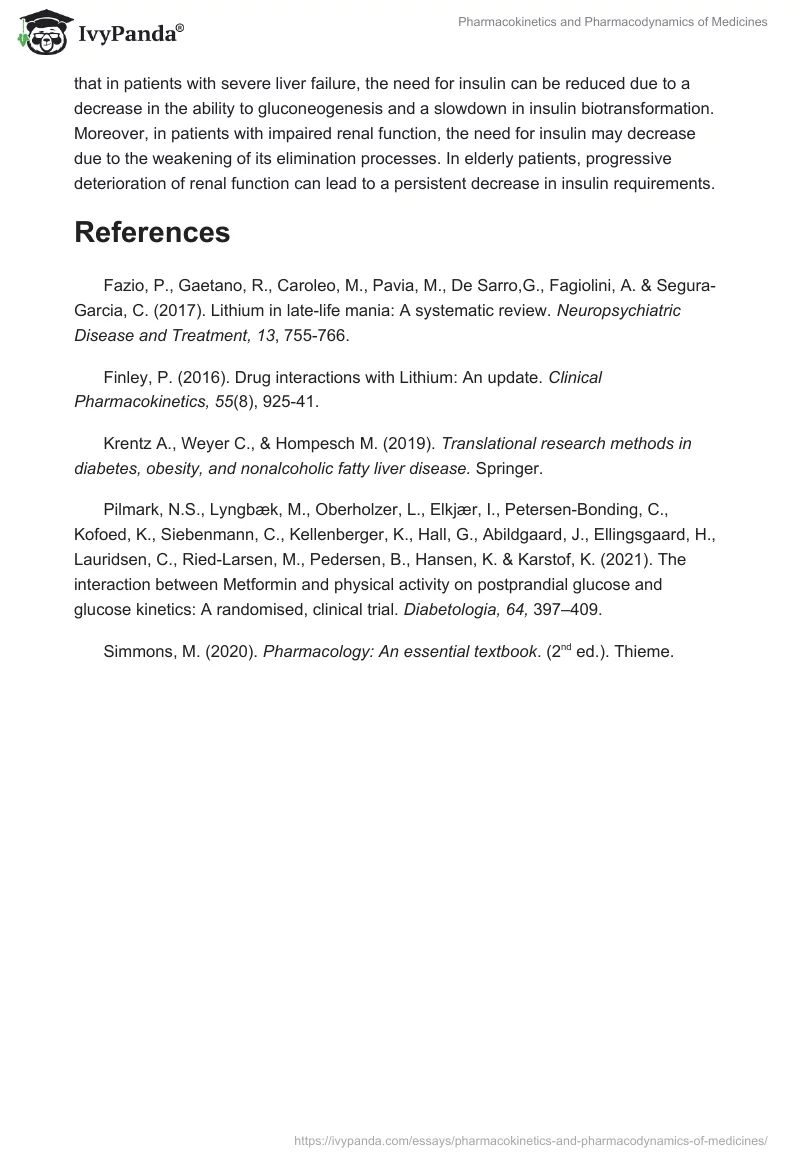 Pharmacokinetics and Pharmacodynamics of Medicines. Page 2