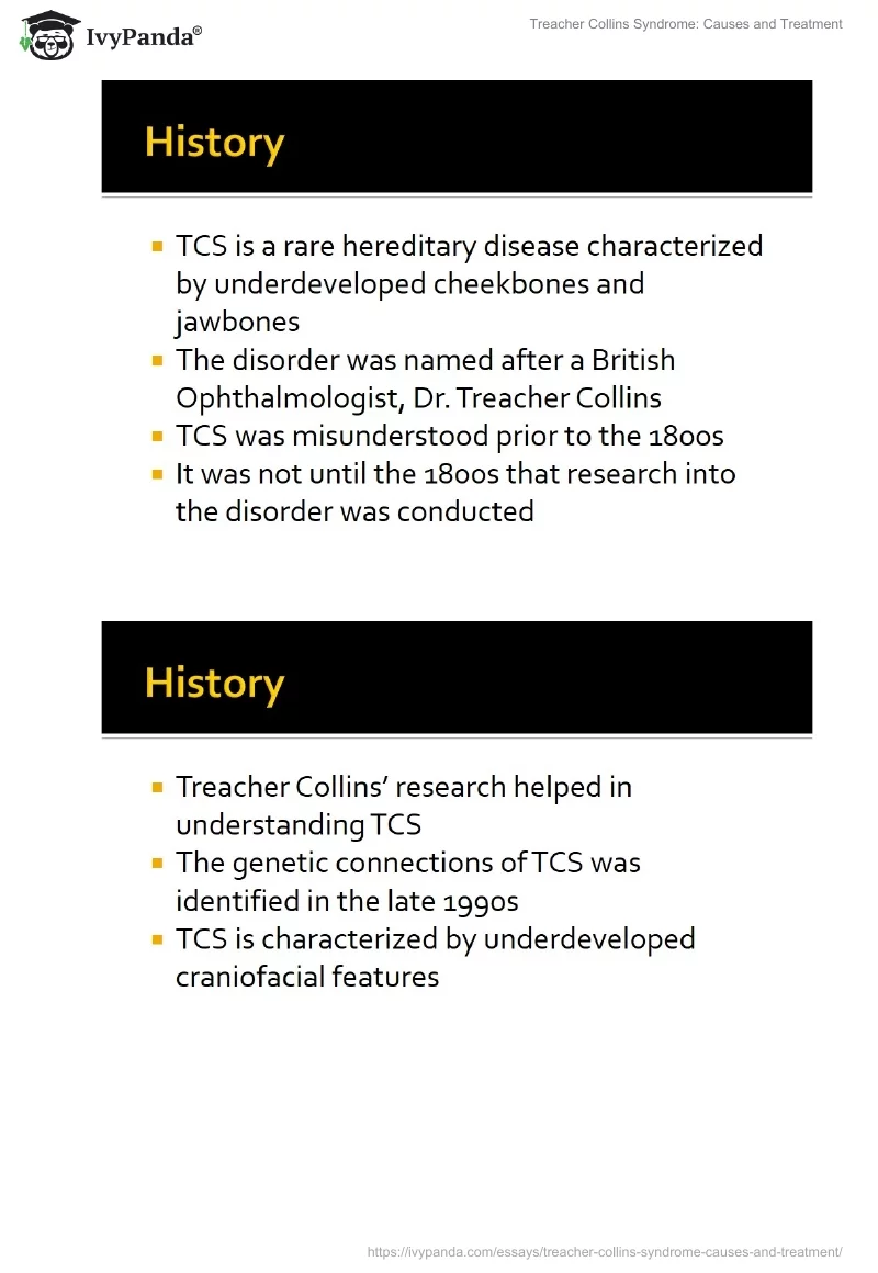 Treacher Collins Syndrome: Causes and Treatment. Page 3