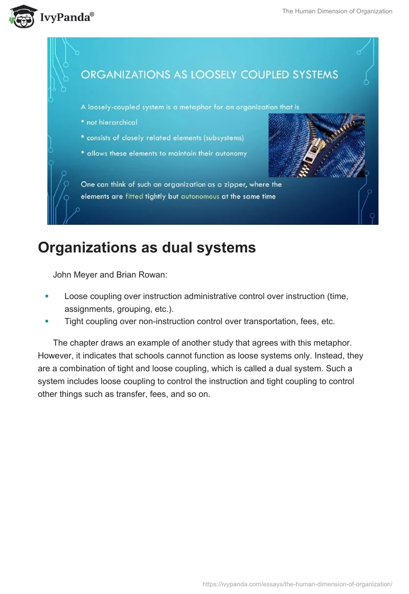 The Human Dimension of Organization. Page 3
