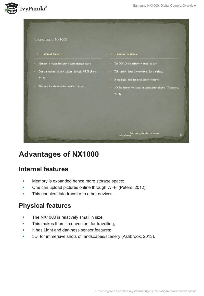 Samsung NX1000: Digital Camera Overview. Page 4