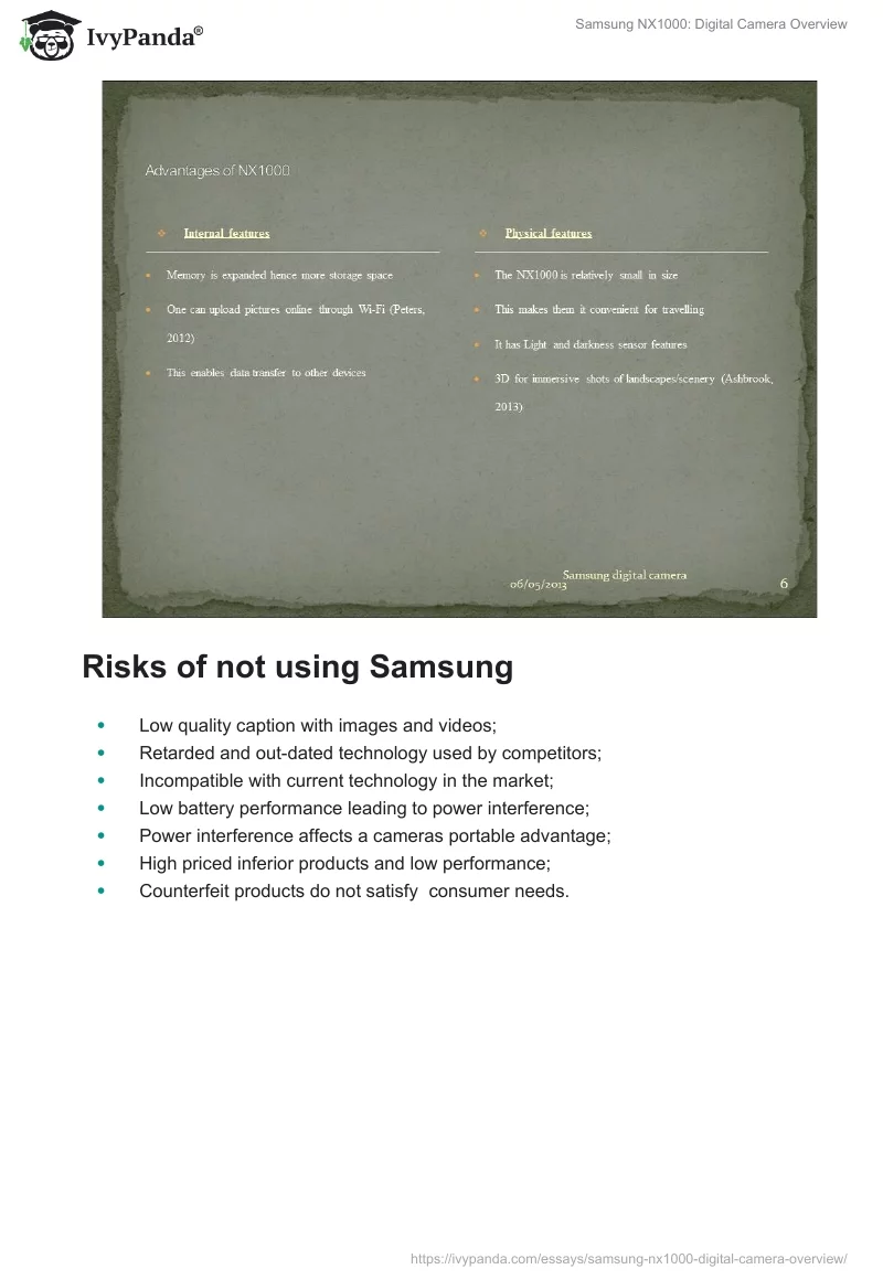 Samsung NX1000: Digital Camera Overview. Page 5
