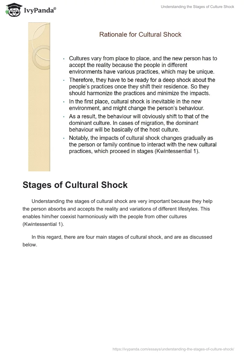 Understanding the Stages of Culture Shock. Page 4