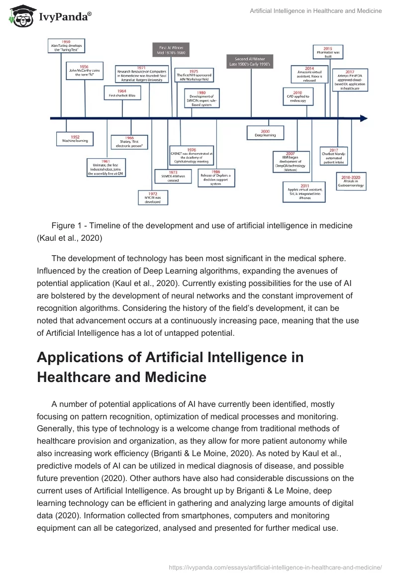 Artificial Intelligence in Healthcare and Medicine. Page 3