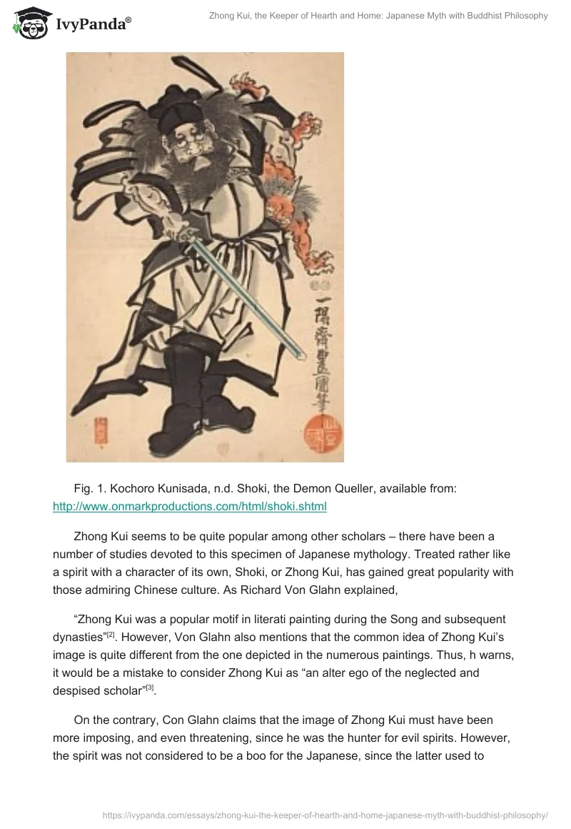 Zhong Kui, The Keeper of Hearth and Home: Japanese Myth with Buddhist Philosophy. Page 3