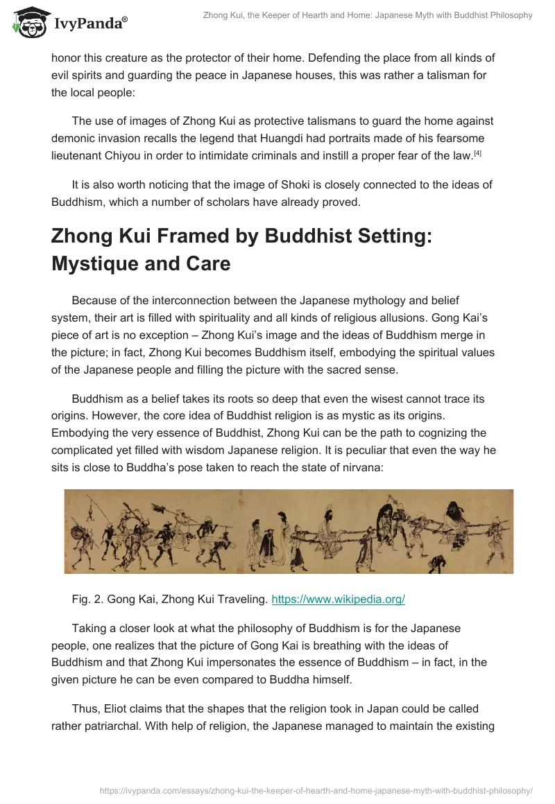 Zhong Kui, The Keeper of Hearth and Home: Japanese Myth with Buddhist Philosophy. Page 4