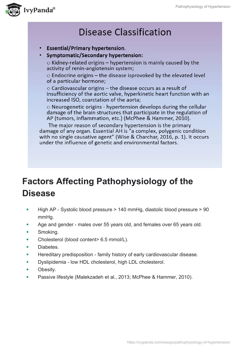 Pathophysiology of Hypertension. Page 4