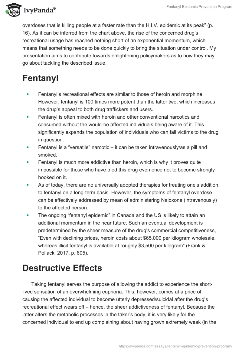 Fentanyl Epidemic Prevention Program. Page 2