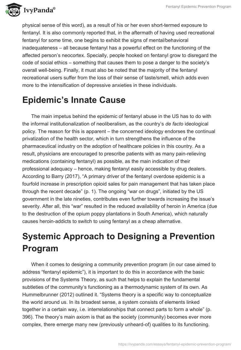 Fentanyl Epidemic Prevention Program. Page 3