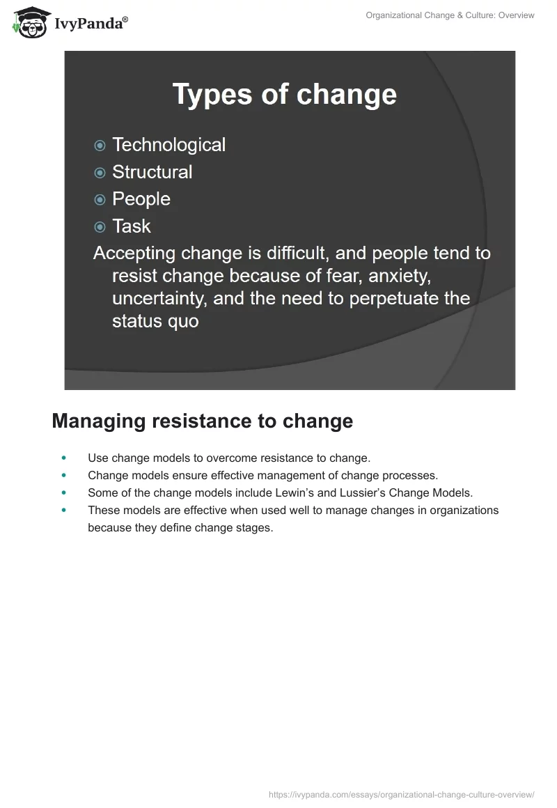 Organizational Change & Culture: Overview. Page 3