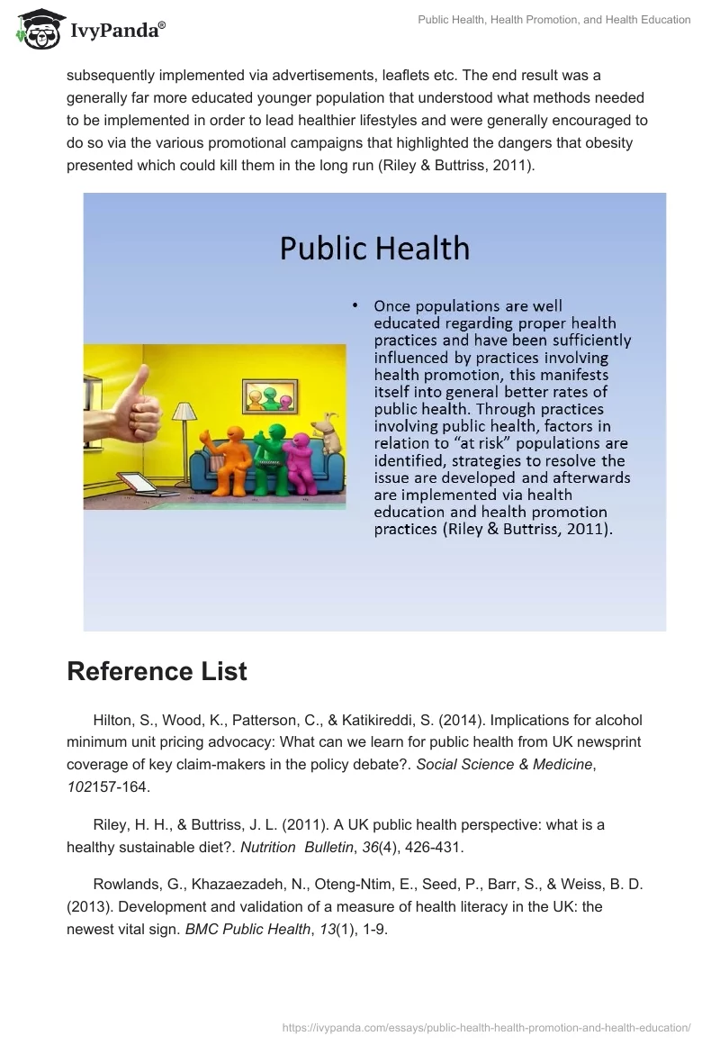 Public Health, Health Promotion, and Health Education. Page 5