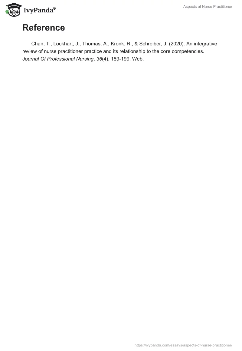 Aspects of Nurse Practitioner. Page 2