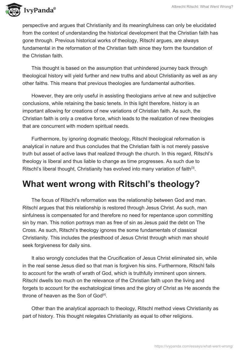 Albrecht Ritschl: What Went Wrong?. Page 3