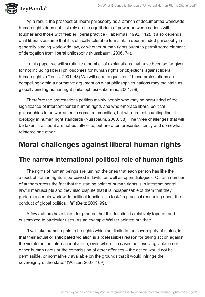 On What Grounds is the Idea of Universal Human Rights Challenged?. Page 4