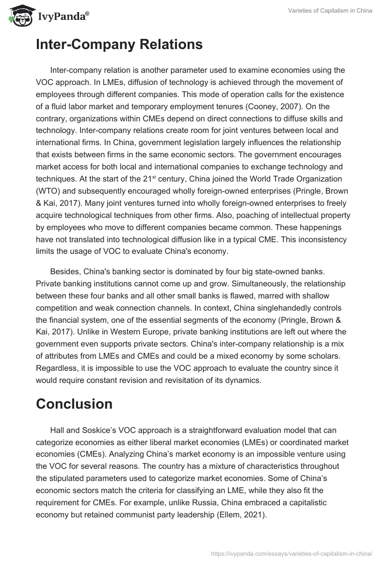 Varieties of Capitalism in China. Page 5