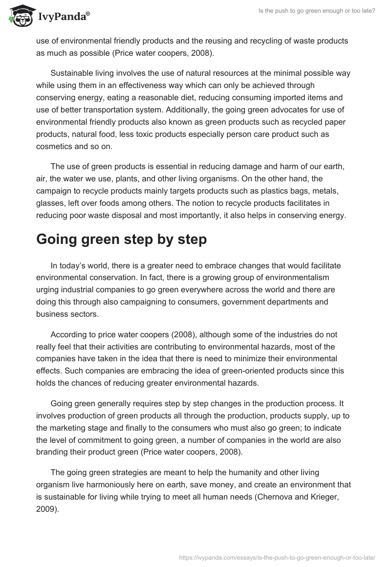 Is the push to go green enough or too late?. Page 3