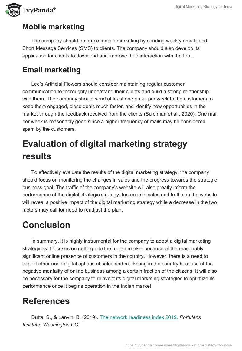 Digital Marketing Strategy for India. Page 4