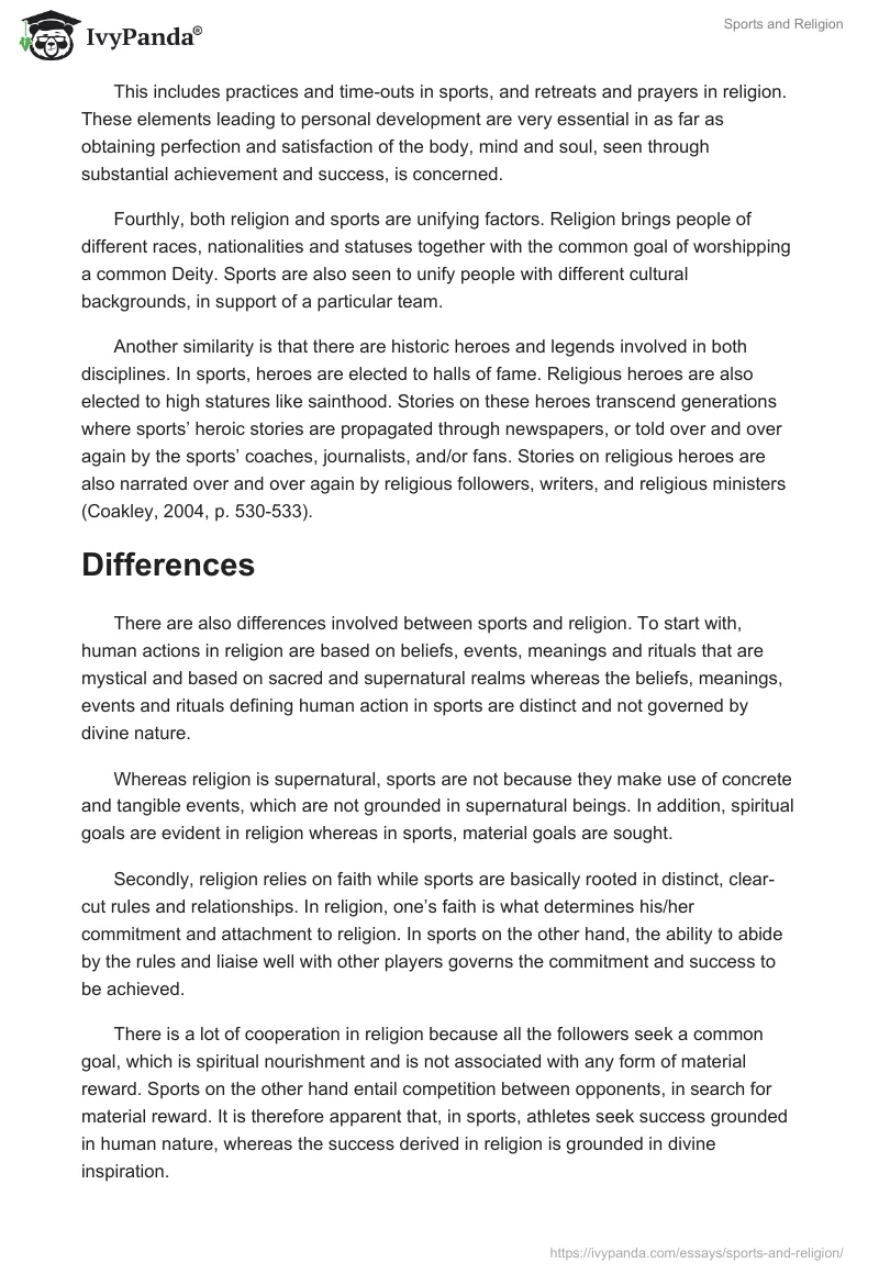 Sports and Religion. Page 2