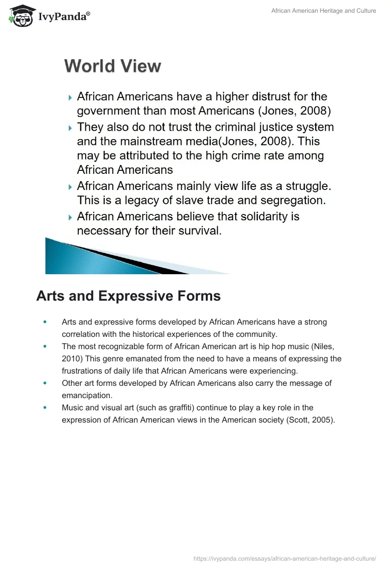 African American Heritage and Culture. Page 5