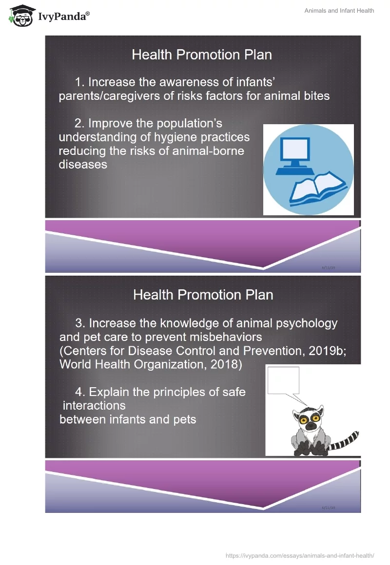 Animals and Infant Health. Page 5
