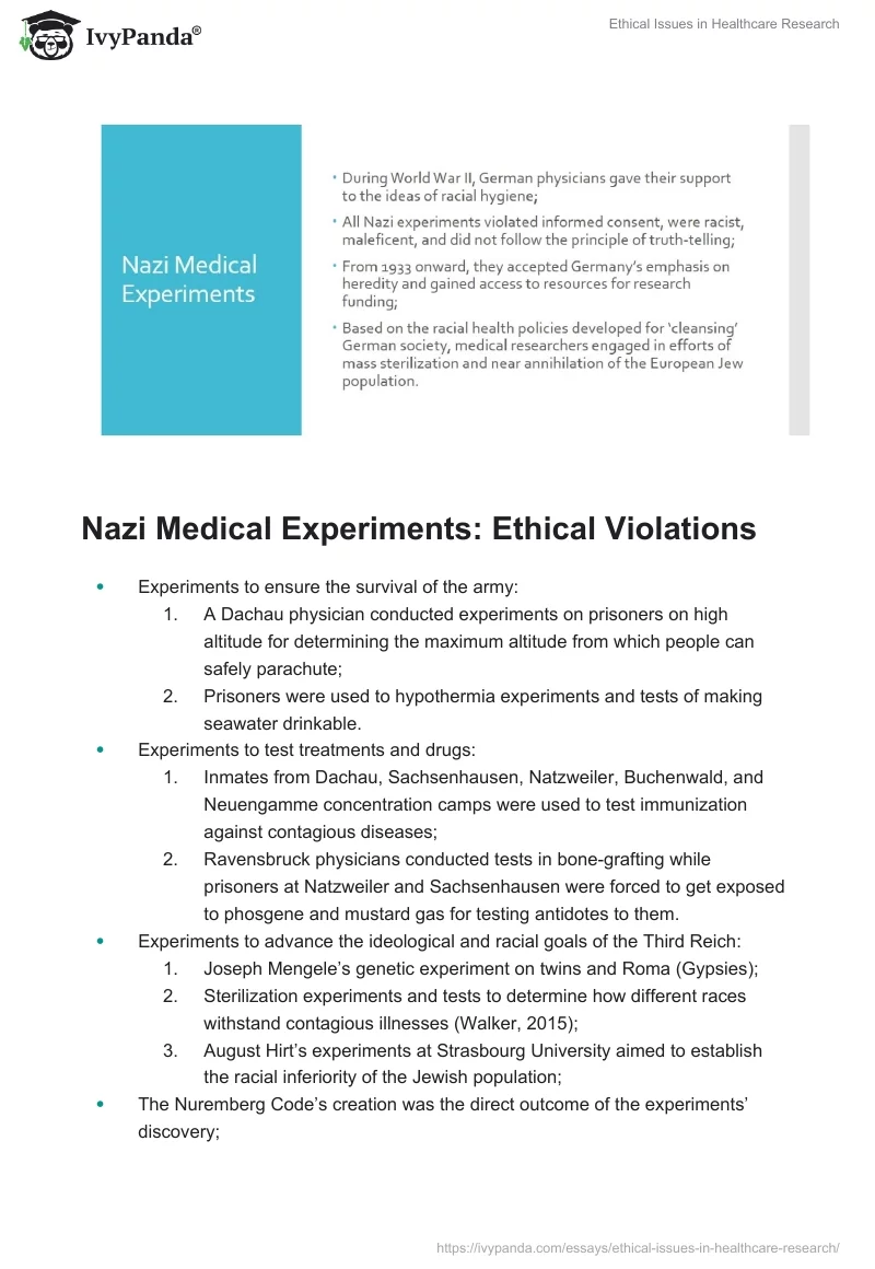 Ethical Issues in Healthcare Research. Page 5