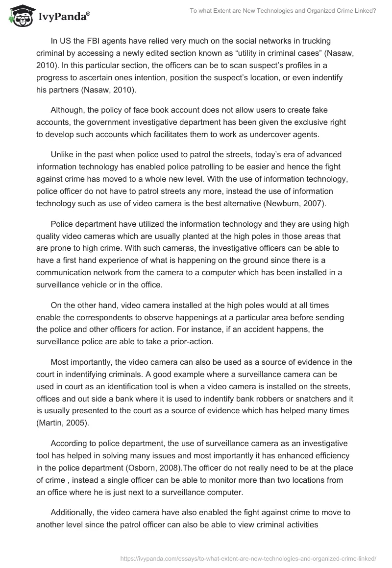 To What Extent Are New Technologies and Organized Crime Linked?. Page 4