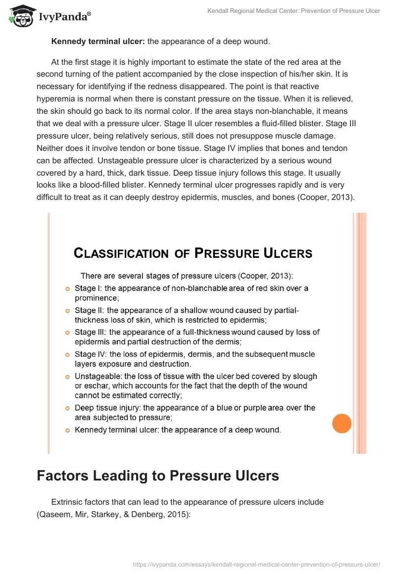 Kendall Regional Medical Center: Prevention of Pressure Ulcer. Page 4