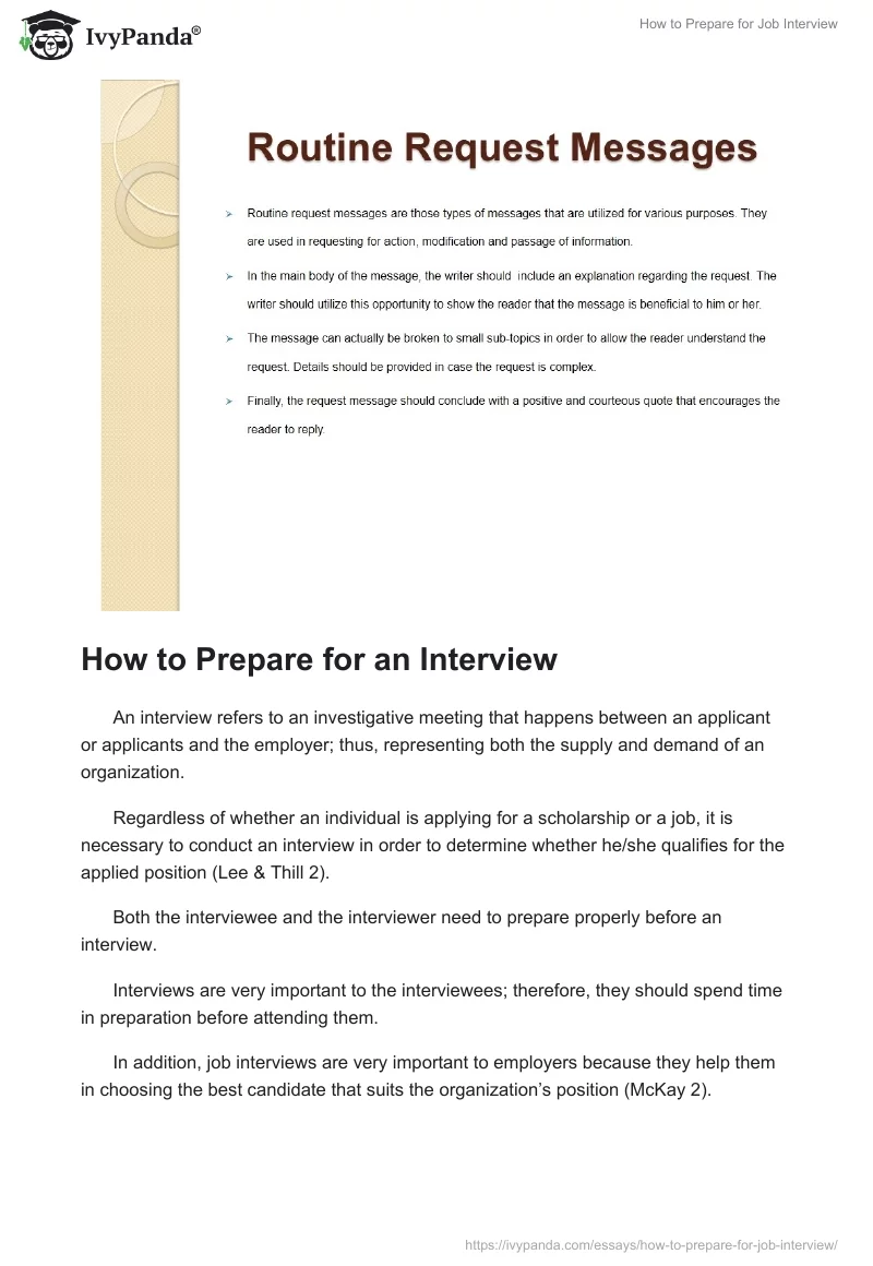 How to Prepare for Job Interview. Page 5