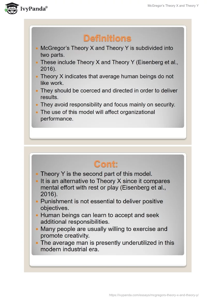 McGregor’s Theory X and Theory Y. Page 4