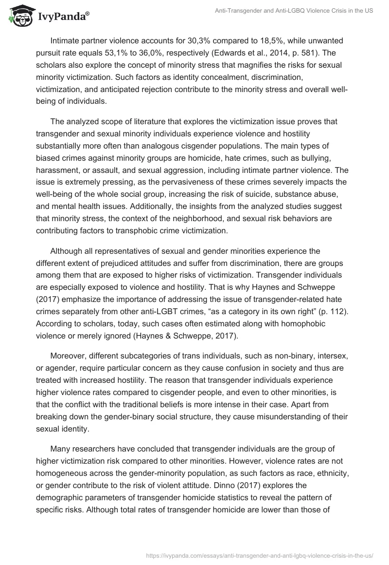 Anti-Transgender and Anti-LGBQ Violence Crisis in the US. Page 5