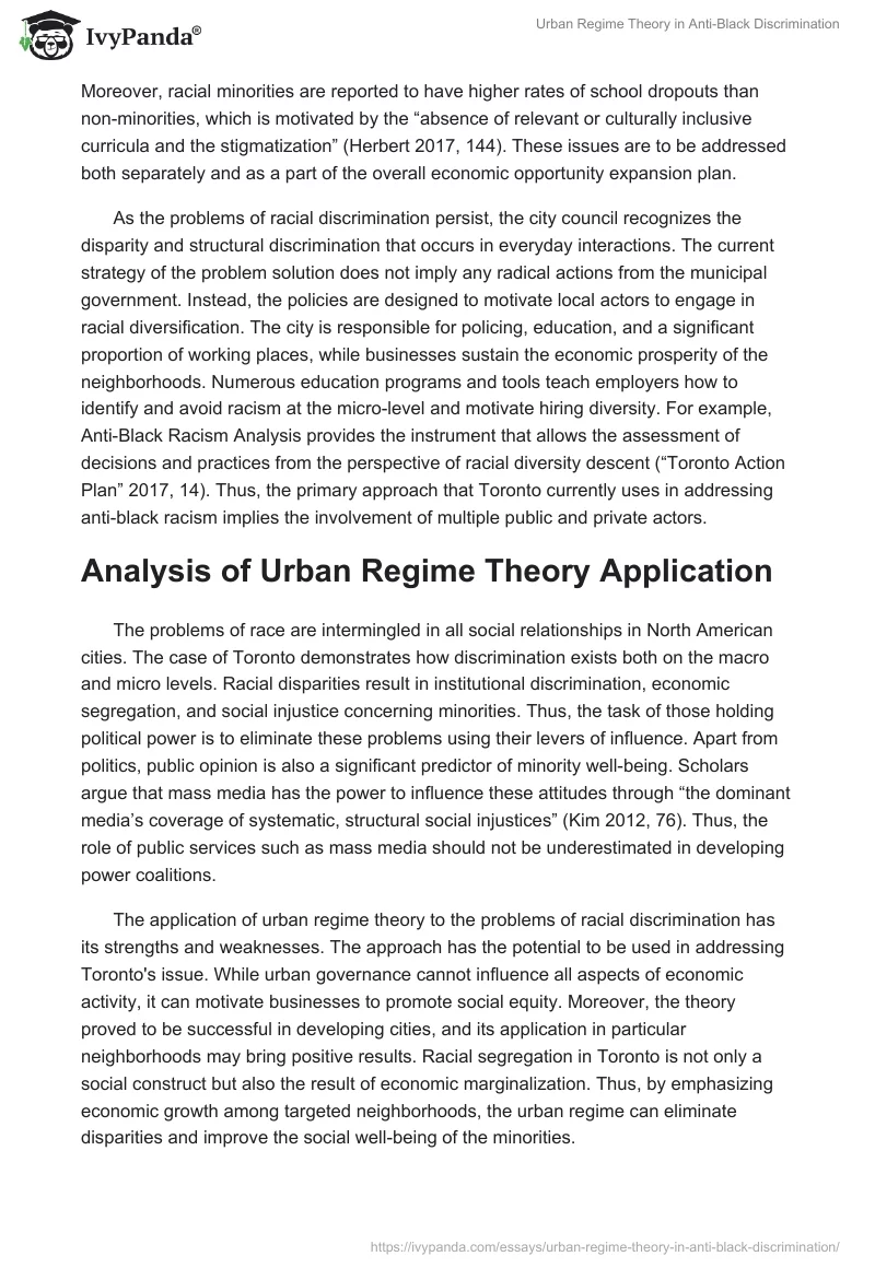 Urban Regime Theory in Anti-Black Discrimination. Page 3