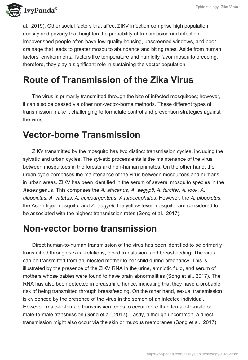 Epidemiology: Zika Virus. Page 3