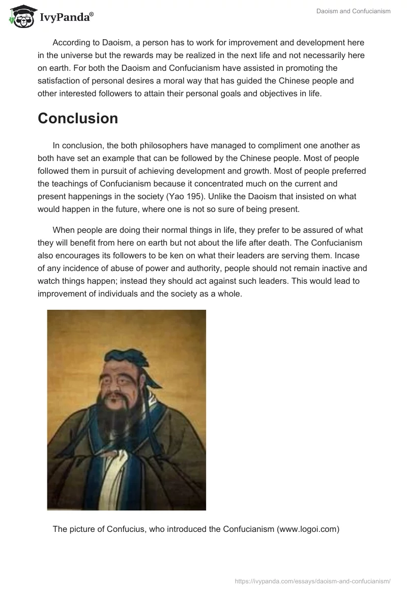Daoism and Confucianism. Page 3