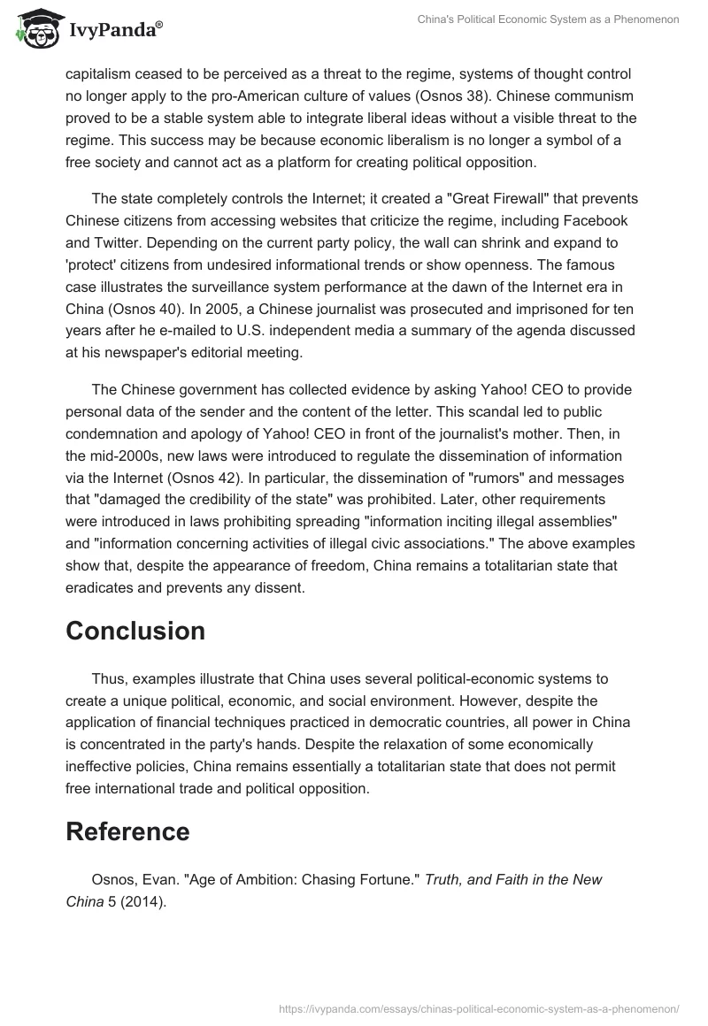 China's Political Economic System as a Phenomenon. Page 4