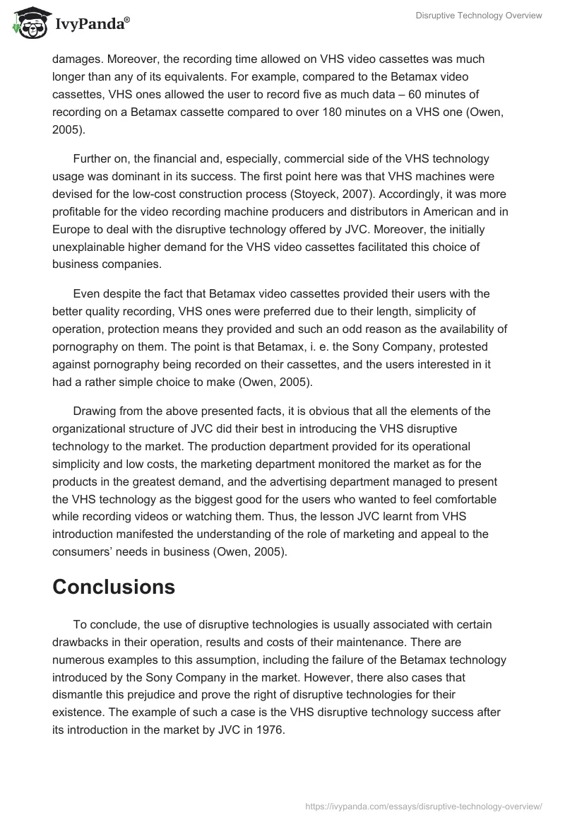 Disruptive Technology Overview. Page 3